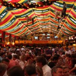 Arm Linking in an Oktoberfest Tent