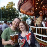 Enjoying a Beer at Oktoberfest 2010